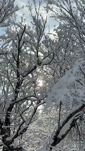 Snowy Walk!!! #snow #runner #viralvideo