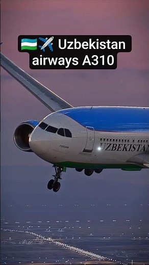 Uzbekistan Airways A310 Flying Over Dubai 🇦🇪✈️ | Classic Aviation Views #shorts #aviation