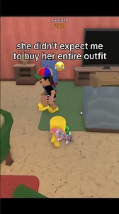 I BOUGHT HER ENTIRE OUTFIT ON ROBLOX, AND MADE IT BETTER... 🤣 #roblox #funny #memes