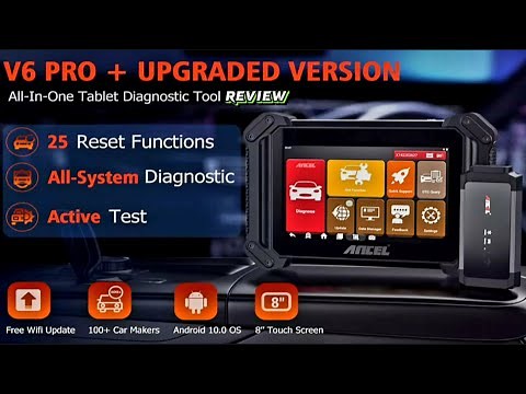ANCEL V6 Pro+ Car Scanner- Ultimate Diagnostic Tool for Automotive Troubleshooting and Maintenance |