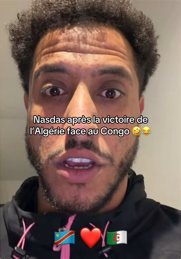 Nasdas célèbre la victoire de l’Algérie contre le Congo