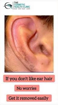 Say goodbye to unwanted ear hair 👂✨**