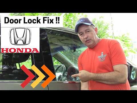 POWER DOOR LOCK Doesn't Work - THE FIX - Honda Odyssey Pilot Accord Acura - ACTUATOR Replacement DIY