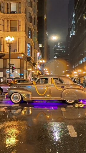 Which Classic ride would you cruise through the Arts in the Dark Parade in? 🚗💨