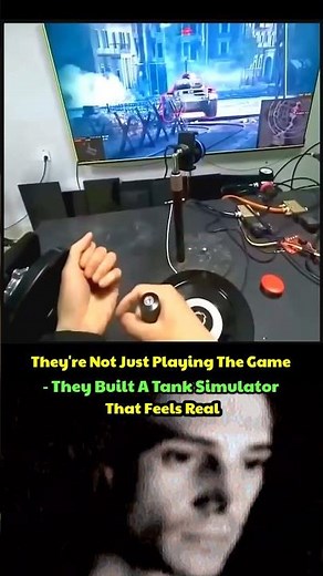 Next-Level Gaming: A Tank Simulator You Can Actually Feel #shorts #shortsfeed #nextlevelgaming