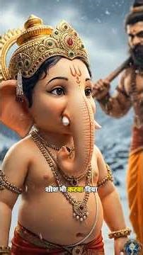 Ganesha vs Parshuram ⚔️ Ego vs Wisdom 🔱 #ganesh #shiv #parshuram #shivshakti #viral #trend #facts