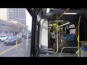 MTA NYC Bus: Riding On-Board 2019 Novabus LFS Articulated SmartBus #5574 On The Bx9