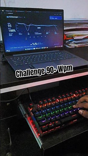 I think I passed this challenge.🤘#challenge #typing #monkeytype