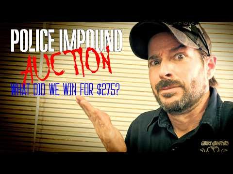 WE WON ANOTHER VEHICLE AT A POLICE IMPOUND AUCTION FOR $275! What did we get this time?
