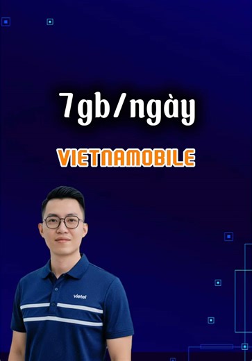 Sim Data 7gb/ngày Vietnamobile #simdata #ongemdaubac #goicuocdata #vietnamobile #sim4g