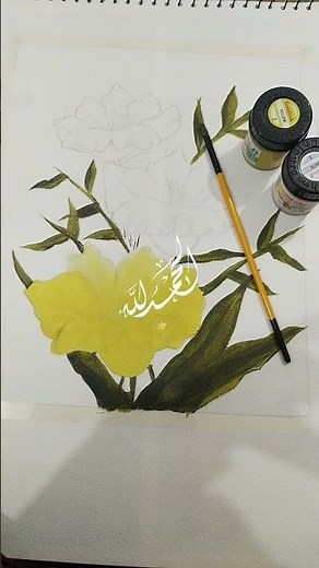 Hand Painting Flowers | Easy Flower Art Tutorial |Art by sweetu