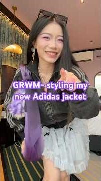 Grwm Outfit - styling black denim adidas jacket #ootd #fashioninspiration #nzcontentcreator #grwm