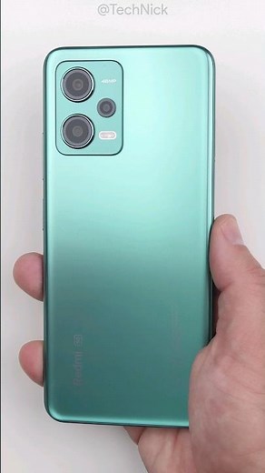 Redmi Note 12 5G in Forest Green Unboxing 💚 #Shorts