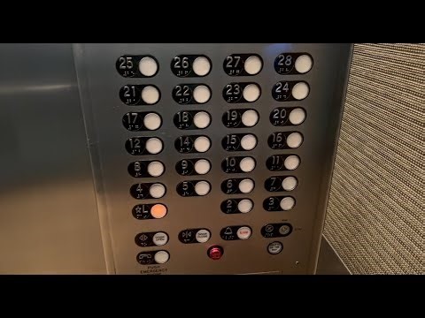 Schindler Traction Elevators at Atrium Tower- Hyatt Regency- Dallas, TX, USA