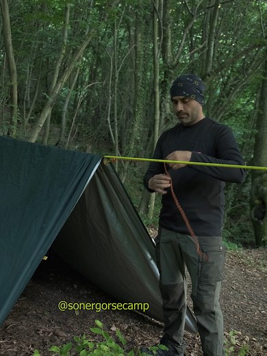 Rope Stretching Technique #camping #outdoors #bushcraft