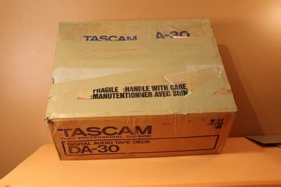 Tascam DA-30 Digital Audio Tape Recorder w/Remote ~ Powers Up ~ See Video | eBay