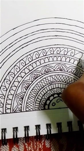 Satisfying Mandala Doodle Art | Easy Drawing for Beginners.