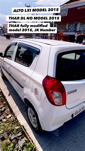 ZEESHAN CAR S on Instagram: "Maruti Suzuki Alto LXI model 2015, all documents complete engine suspension guarantee✅ /Mahindra Thar CRDE engine 🤥🕹️4 x 4 engine suspension accident guarantee no expenses more details, call 96682189037 Mahindra Thar 4 x 4 🕹️fully modified JK Number all documents complete no expenses, engine suspension accident full guarantee"