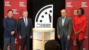 Doomsday Clock ticks forwards to 89 seconds to midnight - the closest humans have ever been to annihilation