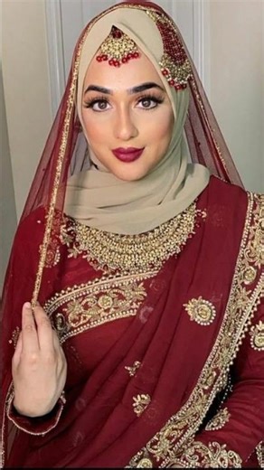✨ Elegant Muslim Bridal Dresses | Stunning Modest Wedding Attire ✨ #trending #muslim #wedding #song