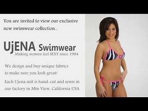 UjENA Hot Zebra Tonga Bikini R201