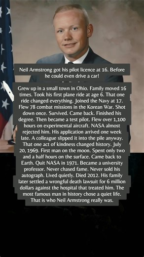 Neil Armstrong Almost Missed His Chance To Walk On The Moon