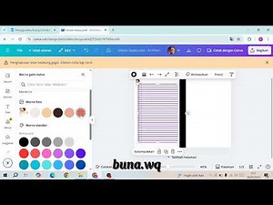 TUTORIAL MEMBUAT ISI BUKU TULIS PAKE CANVA