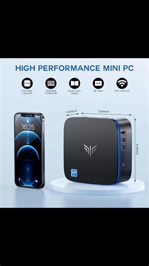 Meet the KAMRUI AK1 Plus Mini PC! With its 12th N95 processor that...