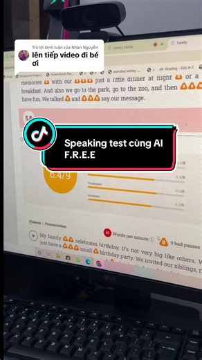 Video Hứa Hẹn: Speaking Test Cùng AI