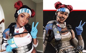 Veja um cosplay impressionante da Lifeline, de Apex Legends