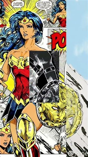 created wonder woman in pencil then digital color