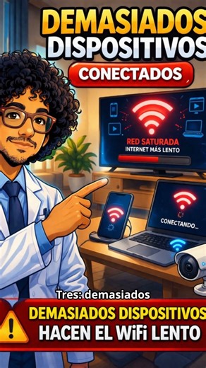 “Tu WiFi es lento… pero el problema puede no ser tu internet.” #wifi #solucionesia #tecnologia