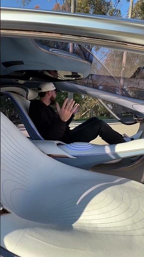 Inside the Mercedes-Benz VISION AVTR ✌️ #Shorts #ASMR