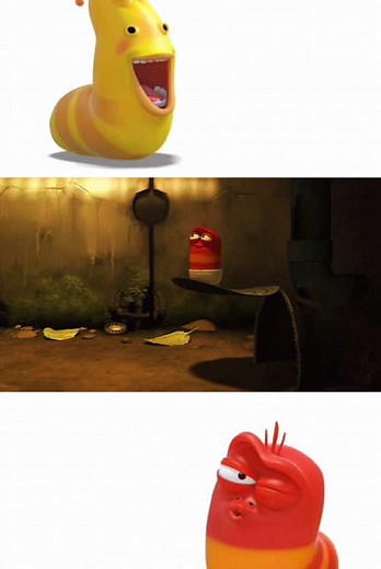 Is Red Transforming in Larva Animation?