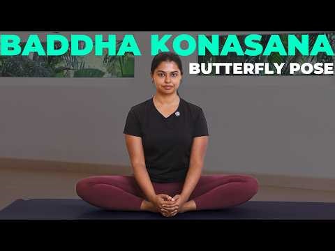 Butterfly Pose (Baddha Konasana) | Yoga for Hips & Inner Thighs | Beginner Friendly Yoga