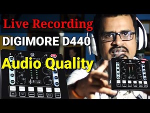 LIVE SINGING WITH DIGIMORE D440 | Studio Kit Detailed Setup | Sound Check | Review |Audio Quality