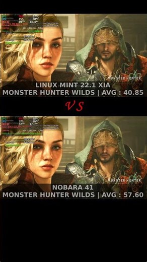 Nobara VS Linux Mint | Monster Hunter Wilds