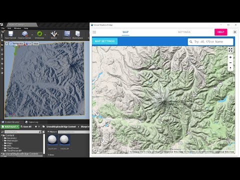 Unreal Mapbox Bridge Plugin Demo (See updated video)