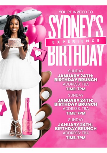 Create a Stunning Birthday Itinerary with Canva