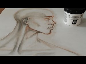 Preparing surface for Egg Tempera painting