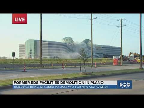 Plano building implosion