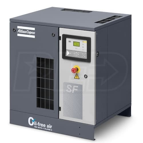 Atlas Copco 8153611283 SF2  AP 3-HP Tankless High Pressure Oil-Free Mono Scroll Air Compressor w/ Elektronikon Controller 208/230/460V 3-Phase 145 PSI