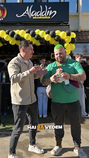 E CRAAAAAAZZYYYYYYYY! 🤯🌯🔥 Unul dintre cei mai buni pescari din țară testează shaorma Aladdin! 🎣 Natural, sincer și fără filtre – Alex, aka Peștișorul Auriu, reacționează la shaorma noastră… iar reacția e 🔝 Gustul care te prinde din prima mușcătură! 😋🔥 #aladdincampina #shaormerie #shaorma #campina #streetfoodromania @Pestisorul Auriu Campina