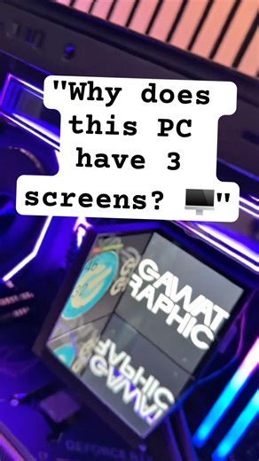 I put 3 SCREENS inside this PC 🤯 (RTX 5080)