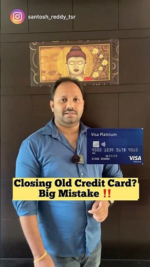 Closing Old Credit Card? BIG MISTAKE! 😳💳 #cibilscore #creditcardtips