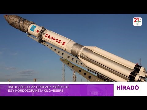 Balul sült el az oroszok kísérlete egy hordozórakéta kilövésére