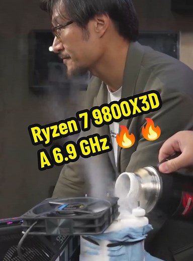 Ryzen 7 9800X3D Overclock Extremo a 6.9 GHz