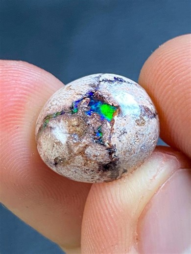 Mexican Fire Opal in Matrix: Natural Cantera Gemstone, Colorful Flashes - Etsy