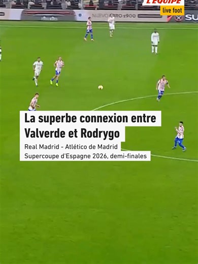 IL EST EN FORME EN CE MOMENT ! 🔥 Rodrygo inscrit le 2-0 dans cette demi-finale après un superbe service de Valverde ! 🇧🇷⚽️ #sportstiktok #rodrygo #realmadrid