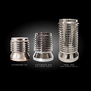 K&P Engineering Lifetime Oil Filter/Cooler Chrome for ALL Harley Models (Except VROD) - Choose from S4, S44 and S69